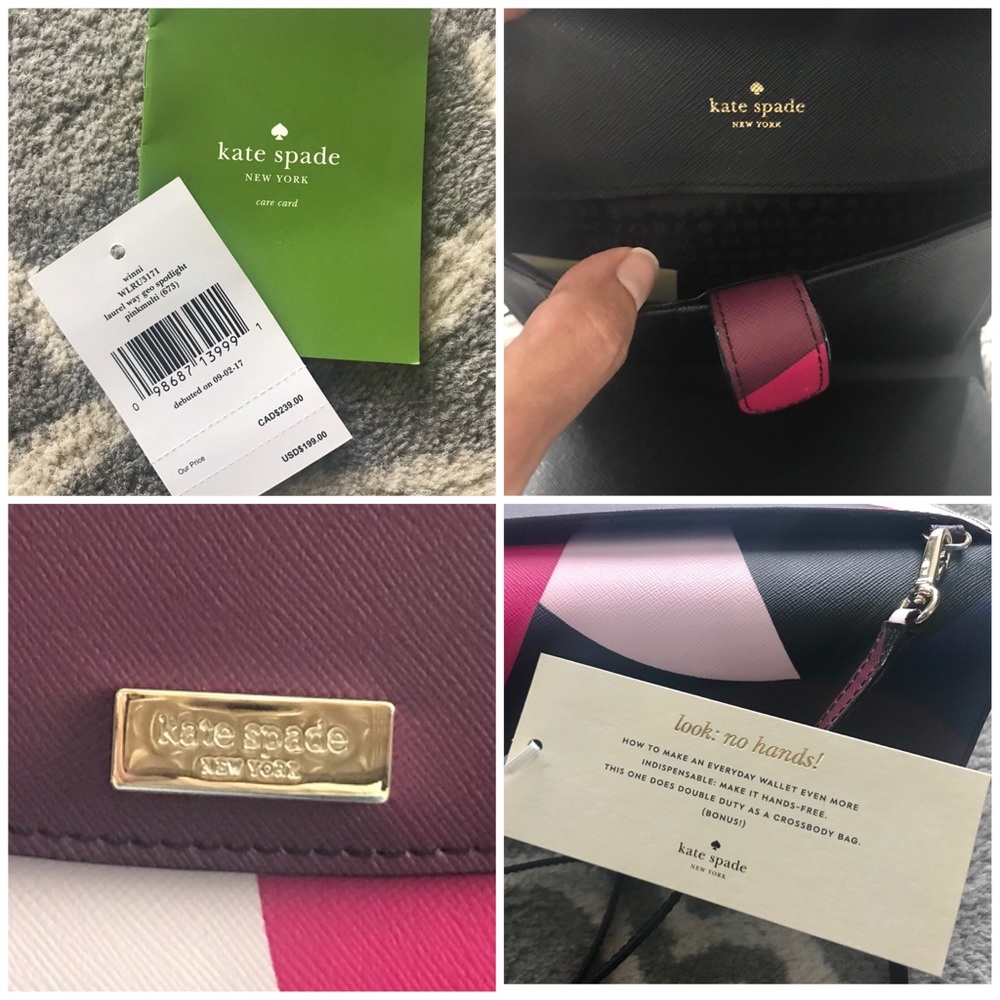 🆕KATE♠️SPADE Winni Laurel Way Geo Spotlight - Picture 7 of 7